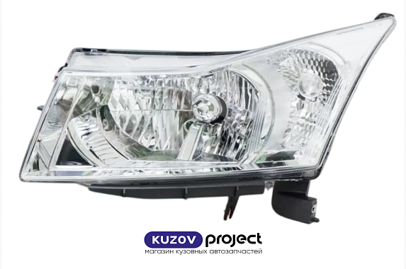 Фара левая с электрическим корректором Chevrolet Cruze 2012-2015 (Китай)