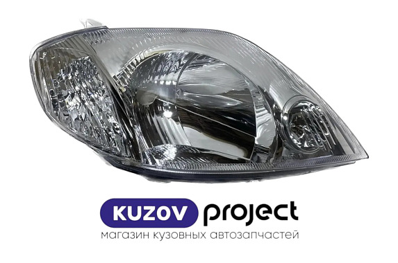 Фара правая с механическим корректором Toyota Corolla Мех/ Fielder / Allex / Runx 2000-2002 (TYC / Тайвань)