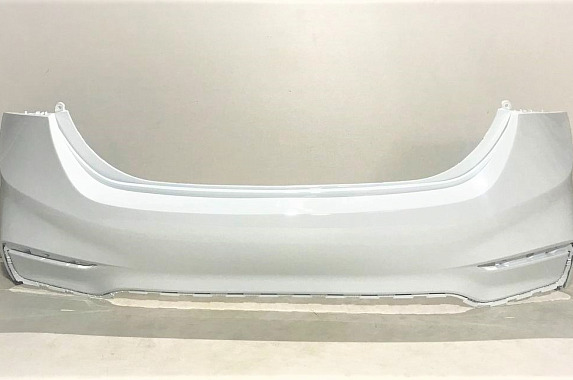 Бампер задний Hyundai Solaris 2017-2020 Россия Crystal White PGU (Белый)