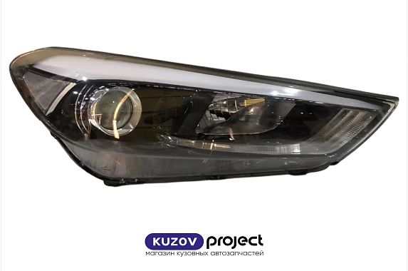 Фара правая с электрическим корректором Hyundai Tucson 2015-2019 (Китай)